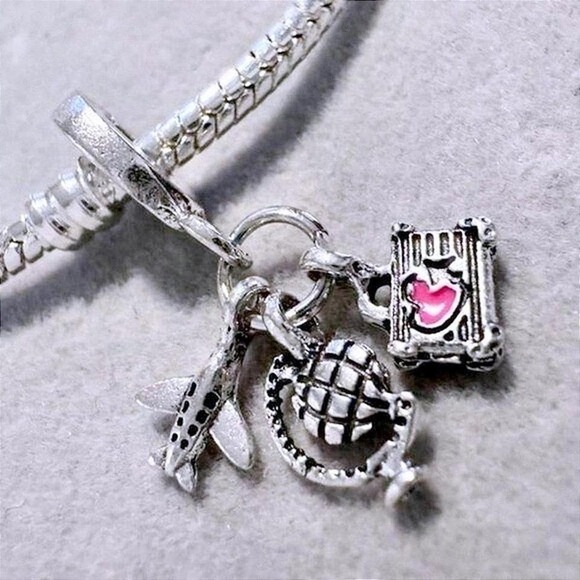 Pandora Jewelry - Travel Charm Plane Dangle Charm fits PANDORA